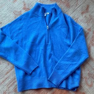 Never been worn before - cashmere 1/4 zip sweater